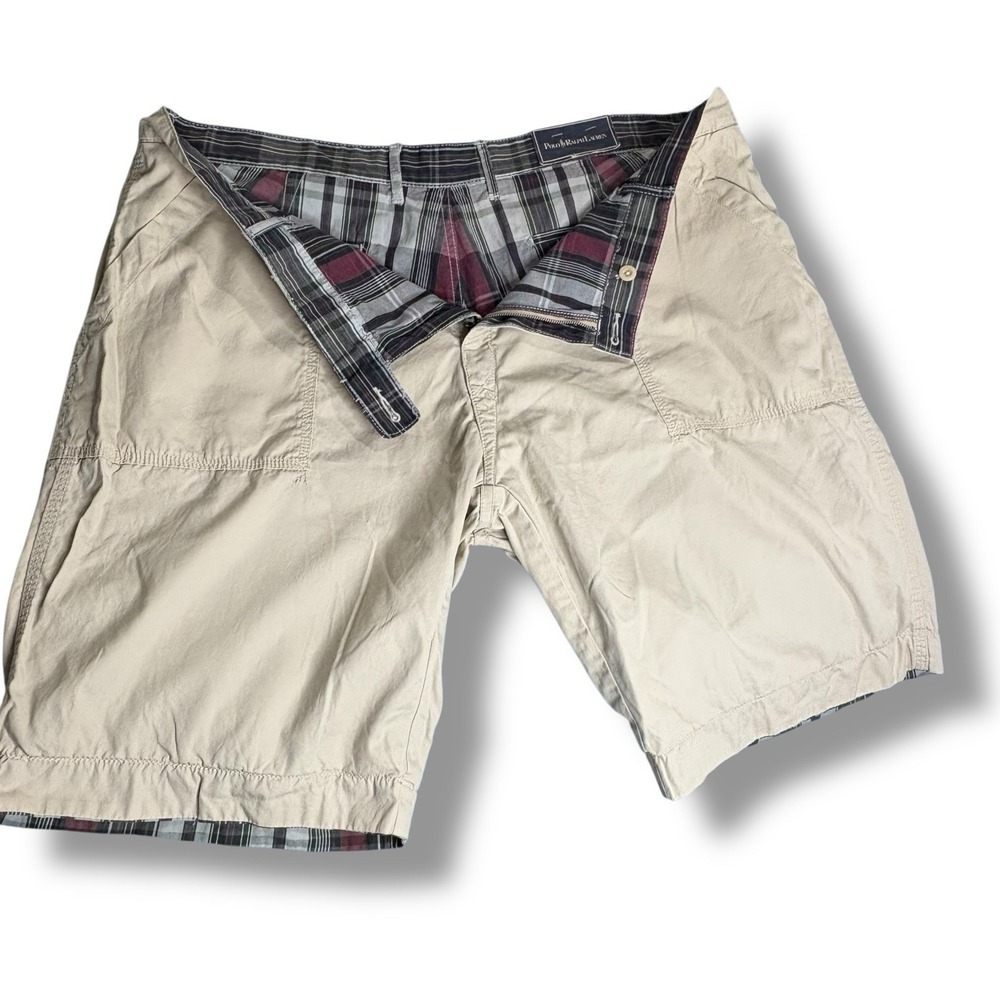 Polo Ralph Lauren Tartan Plaid Shorts Reversible Cotton Men's Size 42 NWT - Picture 2 of 12